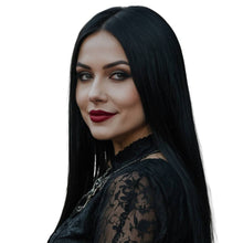 Load image into Gallery viewer, Jet Black Seamless Clip-In