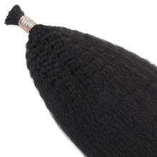 Load image into Gallery viewer, Kinky Straight Bulk Human Hair Extensions