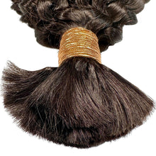 Load image into Gallery viewer, Kinky Curly Bulk Human Hair Extensions