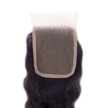 Load image into Gallery viewer, Raw Indian Curly 4x4 Transparent Closure