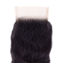 Load image into Gallery viewer, Raw Indian Curly 4x4 Transparent Closure