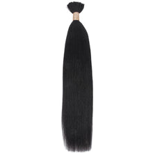 Load image into Gallery viewer, Yaki Straight Bulk Human Hair Extensions
