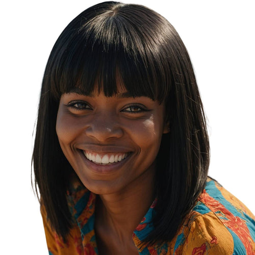 Straight Bob Bang Wig