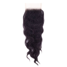 Load image into Gallery viewer, Raw Indian Curly 4x4 Transparent Closure

