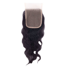 Load image into Gallery viewer, Raw Indian Curly 4x4 Transparent Closure
