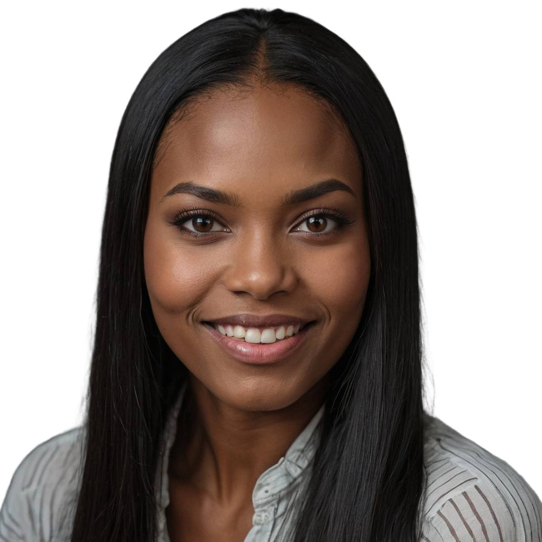 Straight Transparent Closure Wig