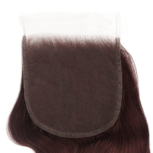 Load image into Gallery viewer, Burgundy Body Wave 5x5 HD Closure
