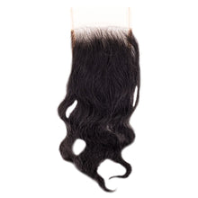 Load image into Gallery viewer, Raw Indian Curly 4x4 Transparent Closure
