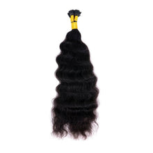 Load image into Gallery viewer, Indian Curly Natural Black I-Tip
