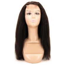 Load image into Gallery viewer, Kinky Straight Transparent Closure Wig
